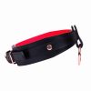 handmade black bed leather human collar choker with O ring side view