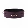 handmade bordo black leather belt 2